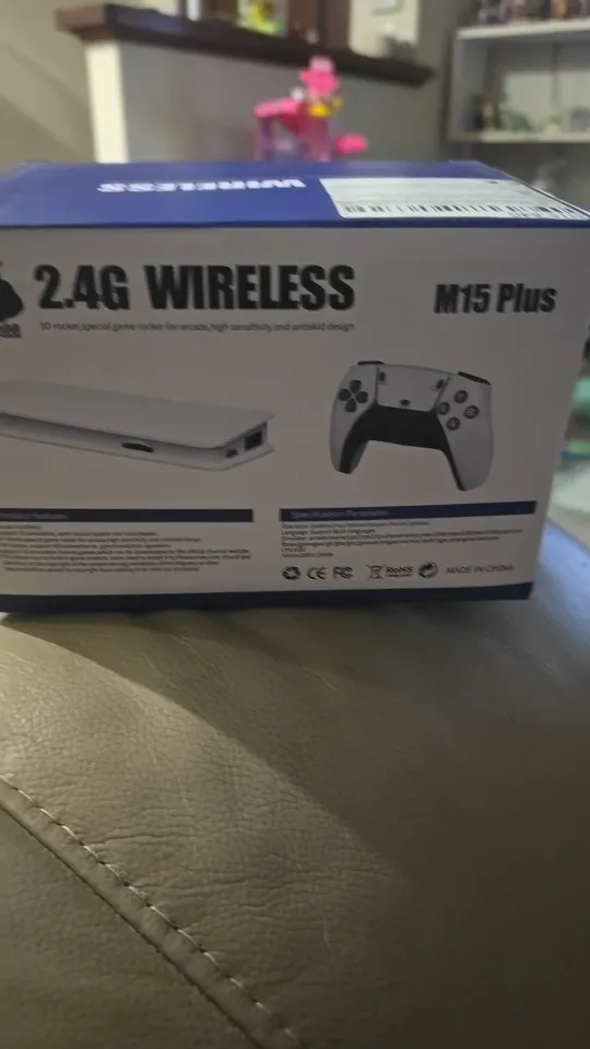 M15 Wireless Game Console with Dual Controllers 64GB Retro photo review