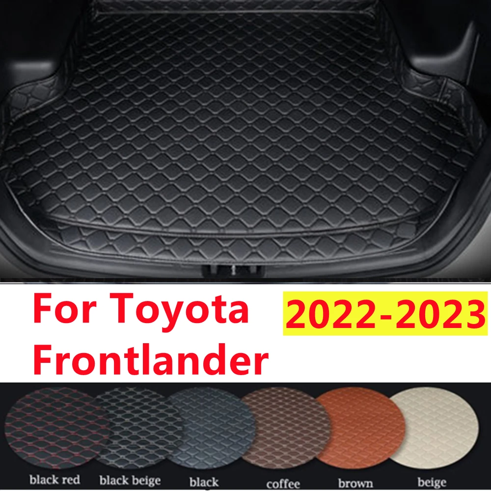 

SJ Высокая сторона на заказ подходит для Toyota Frontlander 2022 2023 всепогодный водонепроницаемый автомобильный коврик для багажника авто задний грузовой лайнер крышка ковра