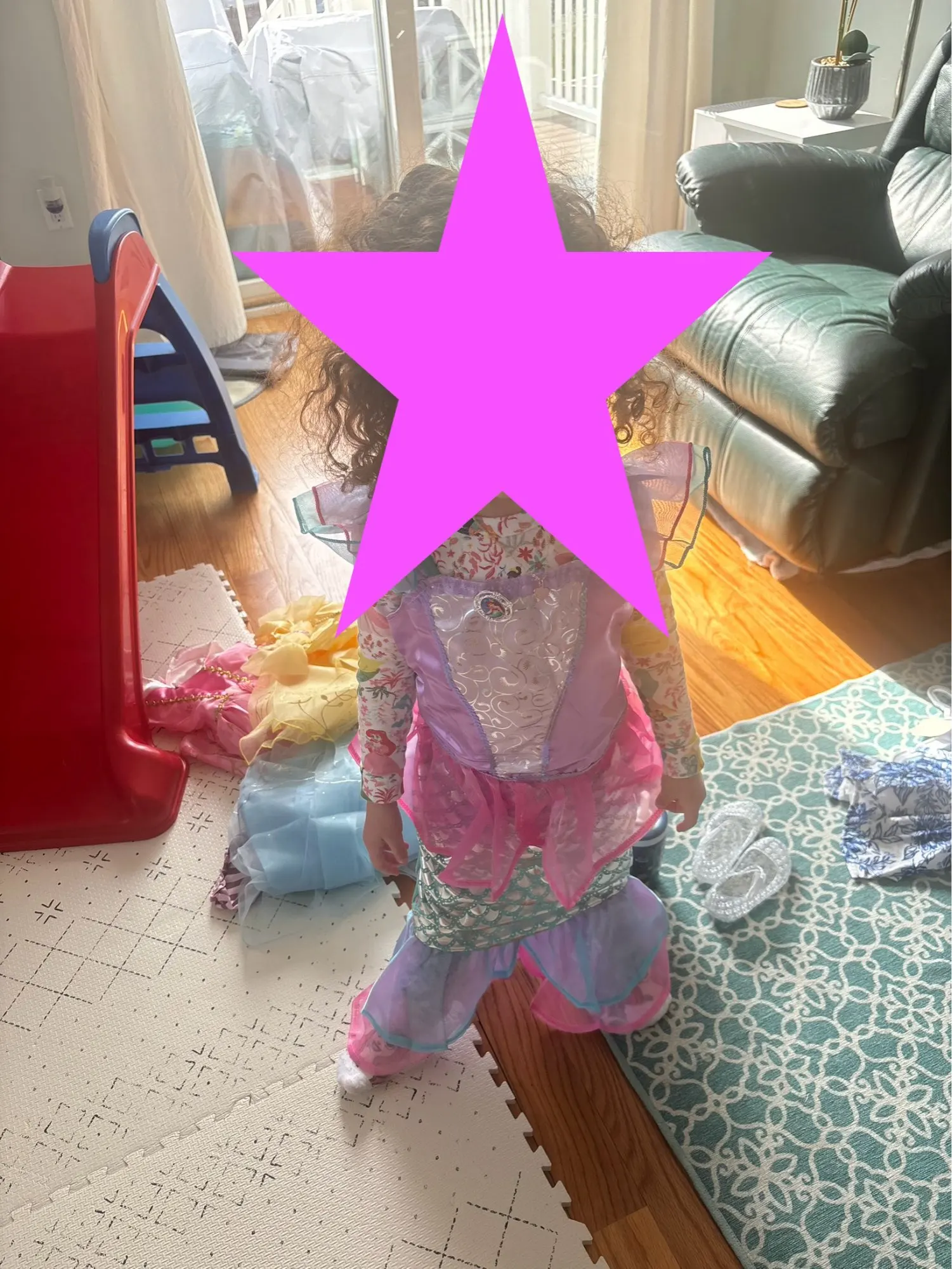 Girls Princess Dress Kids Cinderella Snow White Aurora Sofia Rapunzel Cinderella Halloween Costume Children Birthday Party Dress photo review