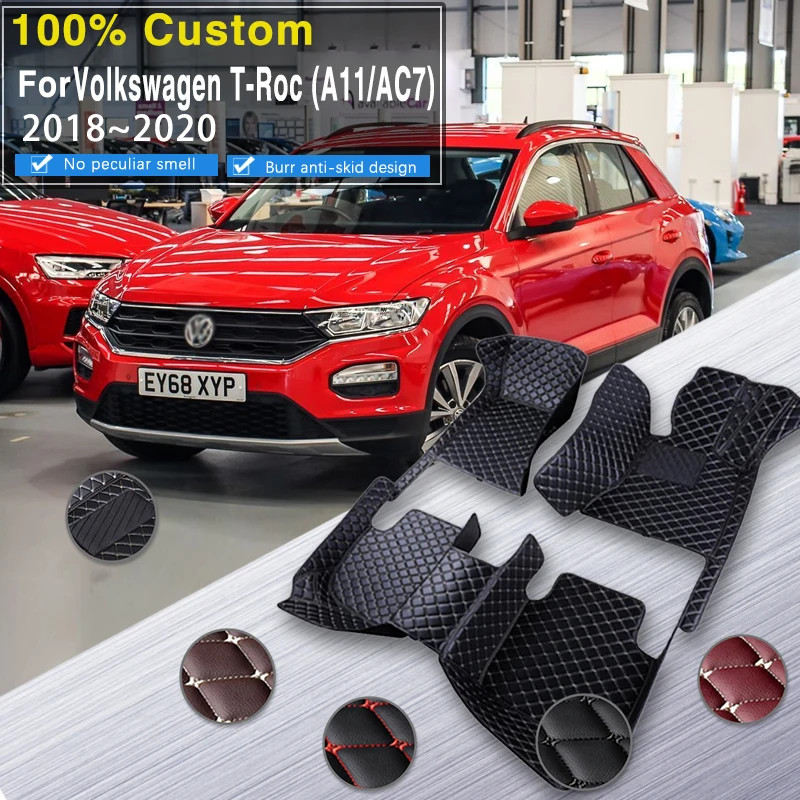 Für Volkswagen VW T-Roc T Roc Troc 2022 Zubehör A11 AC7 2018 ~ 2022 2021  Schwarz Auto Tür griff Protector Abdeckung Auto Zubehör - AliExpress