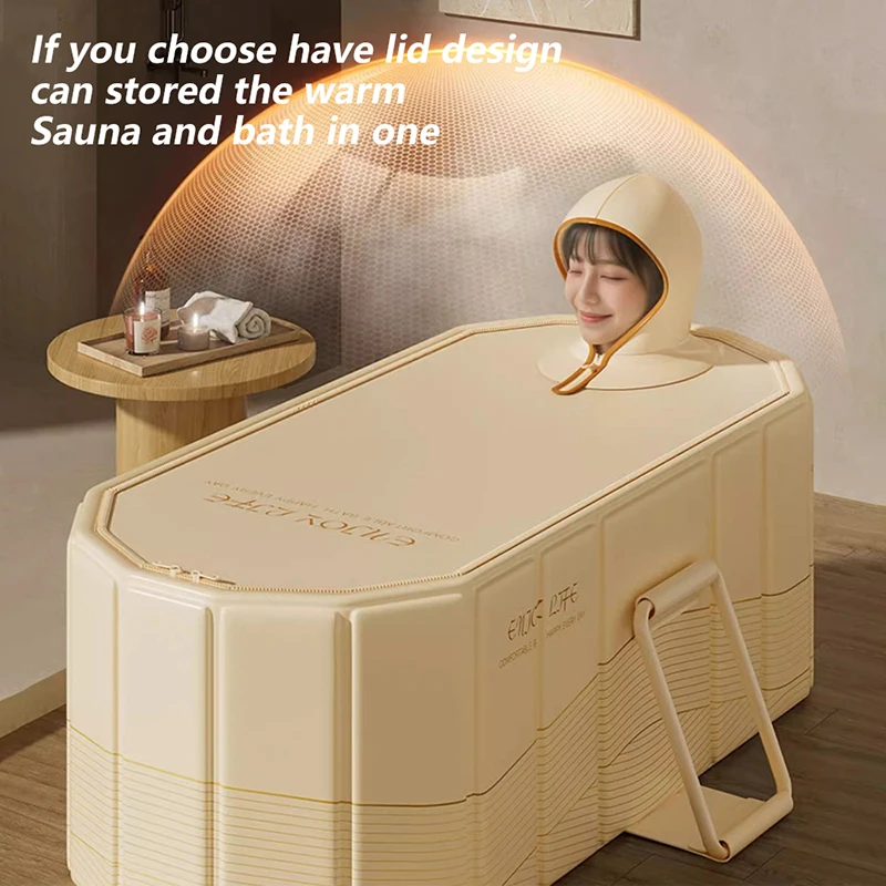 Folded bath tub for compact storage