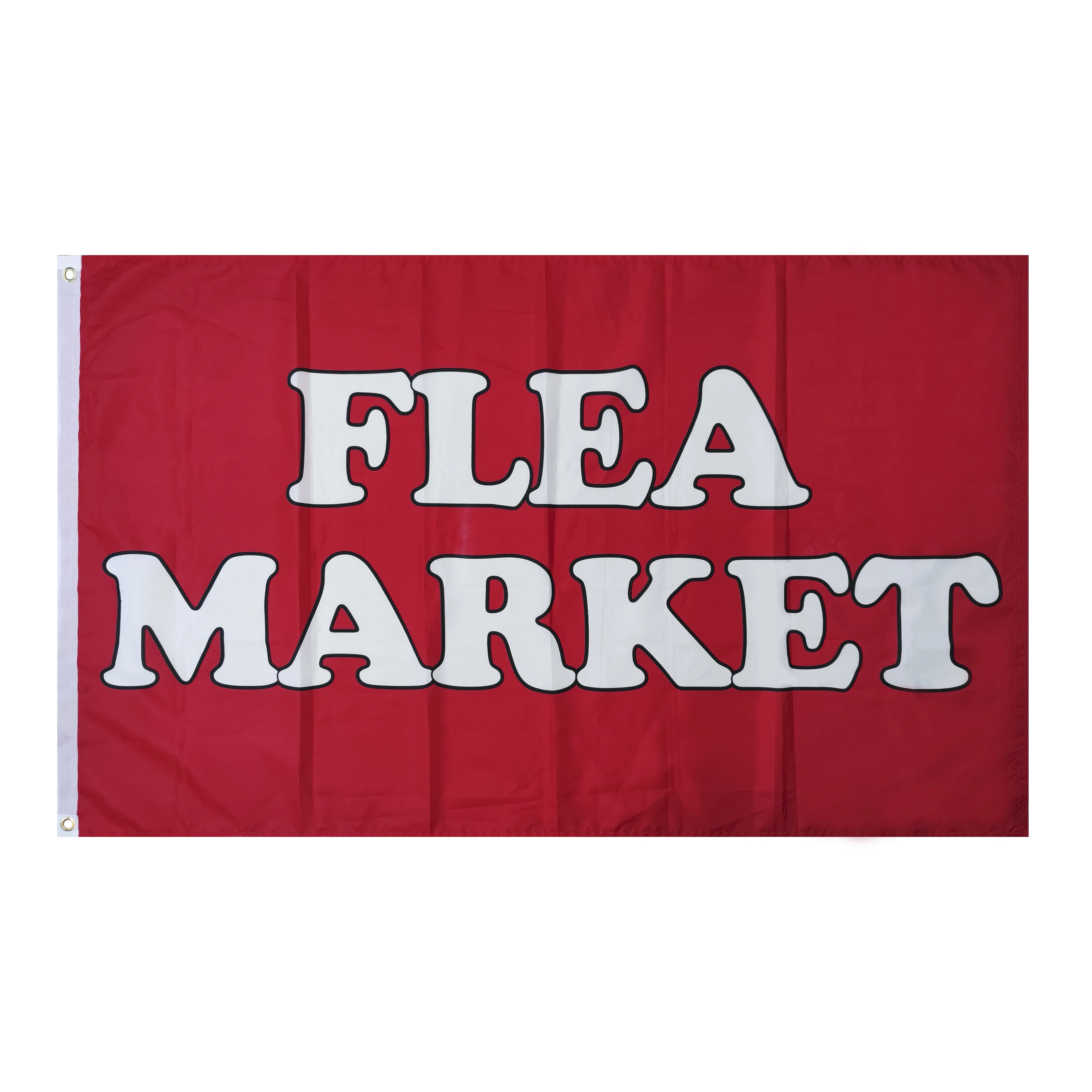 

Directly Delivery 100% Polyester Flea Market Flags