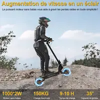 Trottinette Électrique Adulte TODIMART X5S Trottinette Pliable Urbaine pour Trajets Quotidiens 2000W Moteur 48V 18.2Ah Batterie 60‑85km Autonomie 50km/h Double Amortisseur Écran LED 2