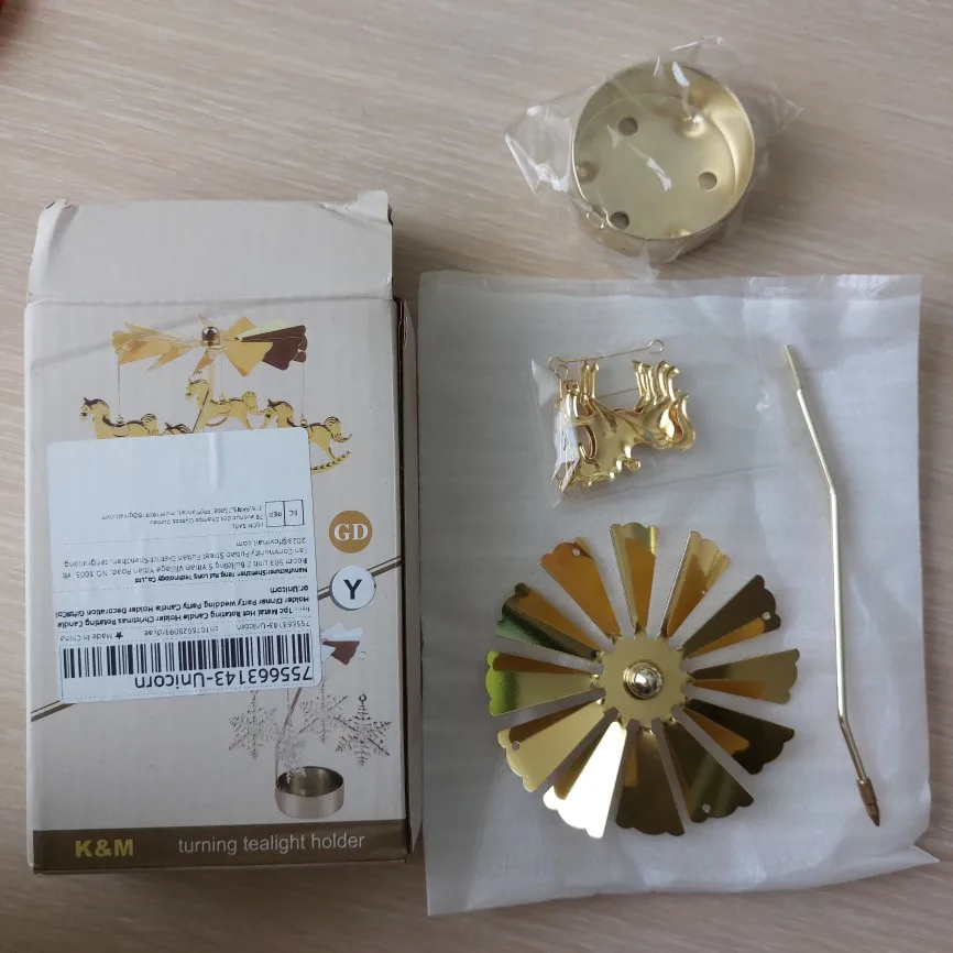 Metal Hot Rotating Candle Holder photo review