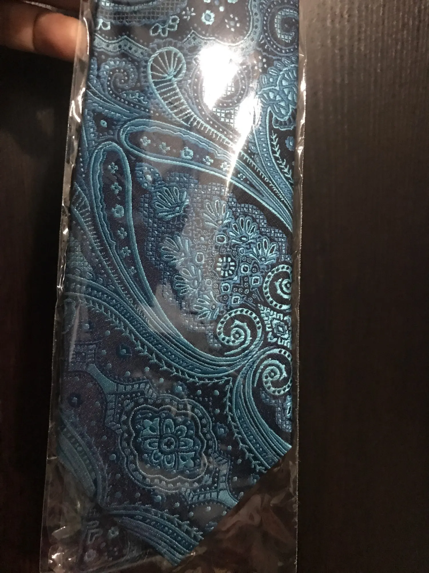 New Style Fashion Men's Tie 7.5cm Blue Necktie Green & Orange Silk Gravatas For Men Paisley Floral Fit Wedding Workplace Slim photo review