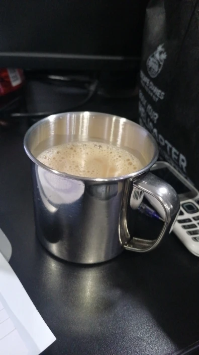Stainless Steel Cup Portable Coffee Cup Camping Travel Mug Metal Coffee Mug Water Drinking Cup Milk Tea Cup Tumbler Water Mug photo review