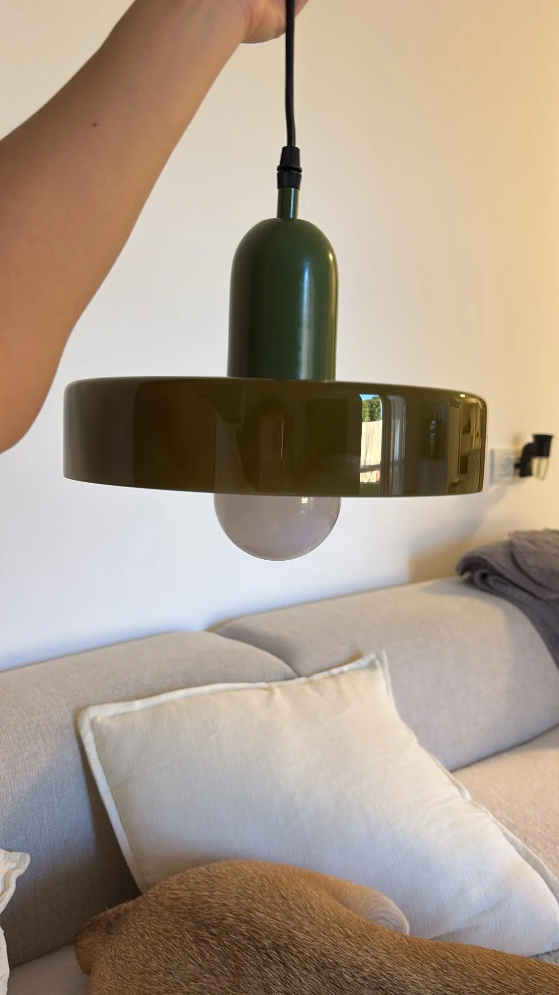 Nordic Glass Chandelier for Living & Dining Room – E27 LED Fixture photo review