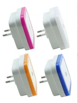 Беспроводной светодиодный ночник с датсветильник ком освещения, миниатсветильник рный светильник с вилкой для ЕС и США, декоративное освещ...