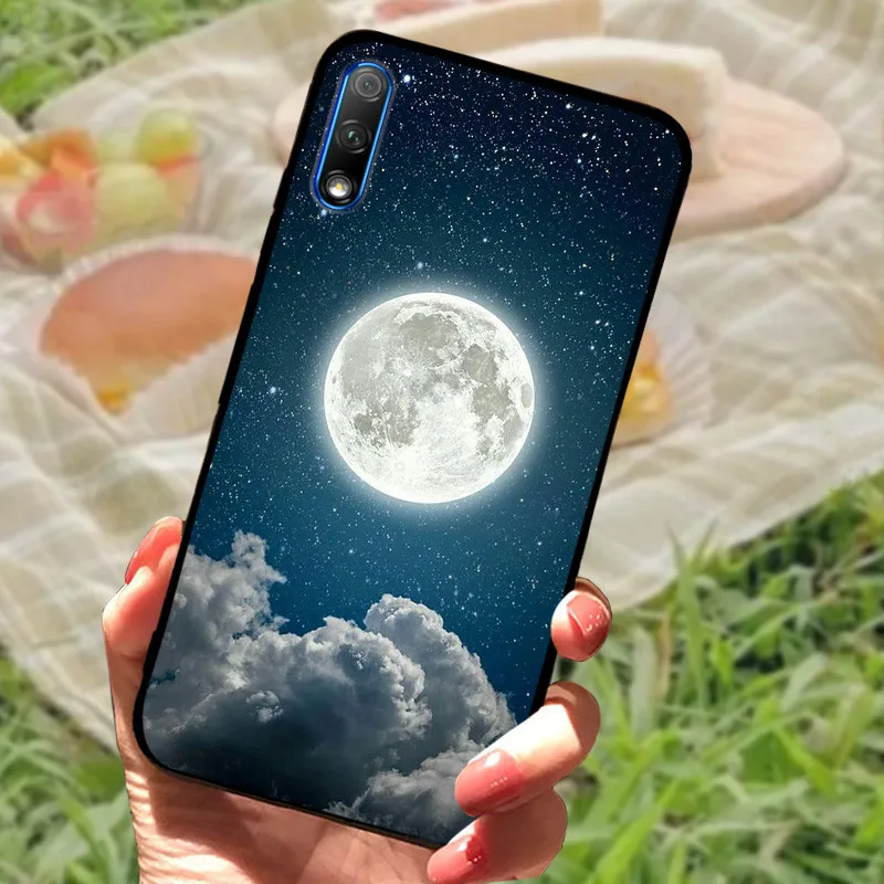 Elegant Marble Silicone Black Bumper Protective Case Cover