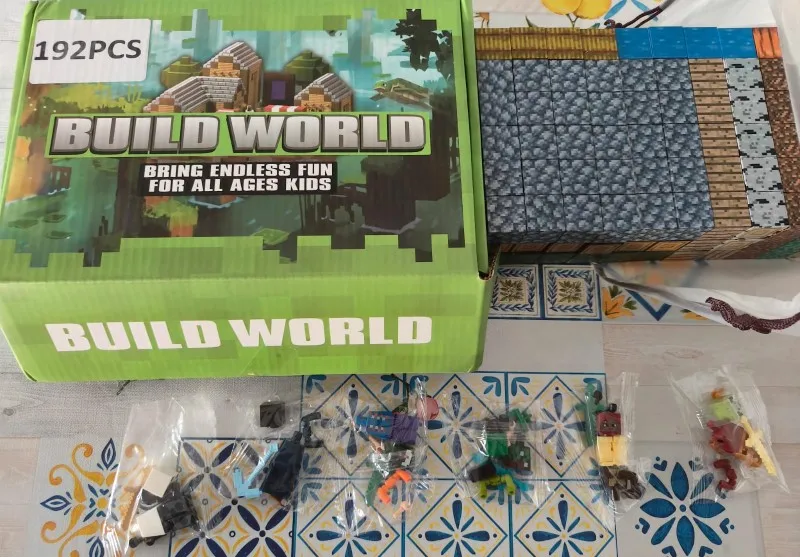 192-teilige Magnet-Bausteine Minecraft Set photo review