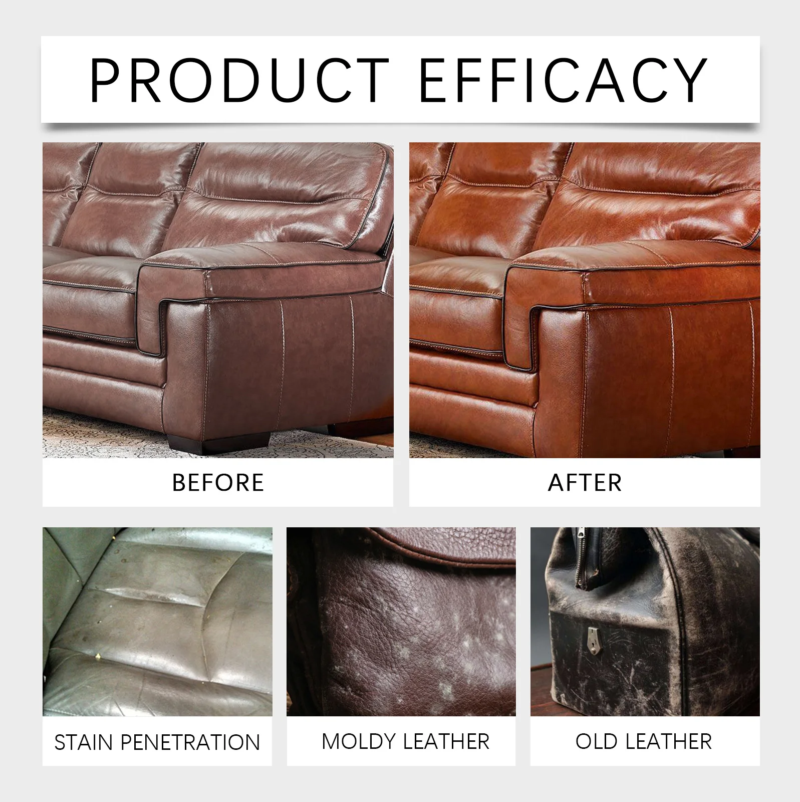 Leather Care Cream for Car Interior and Furniture