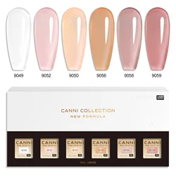 Vibrant 9ml HEMA-Free Nail Gel Polish Kit - Long-Lasting Soak-Off UV LED Gel (2324 jelly color kit)
