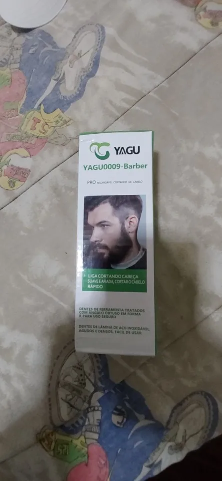 Máquina De Cortar Cabelo Parágrafo Barba Masculina Designer Aleatório Elétrico Profissional photo review