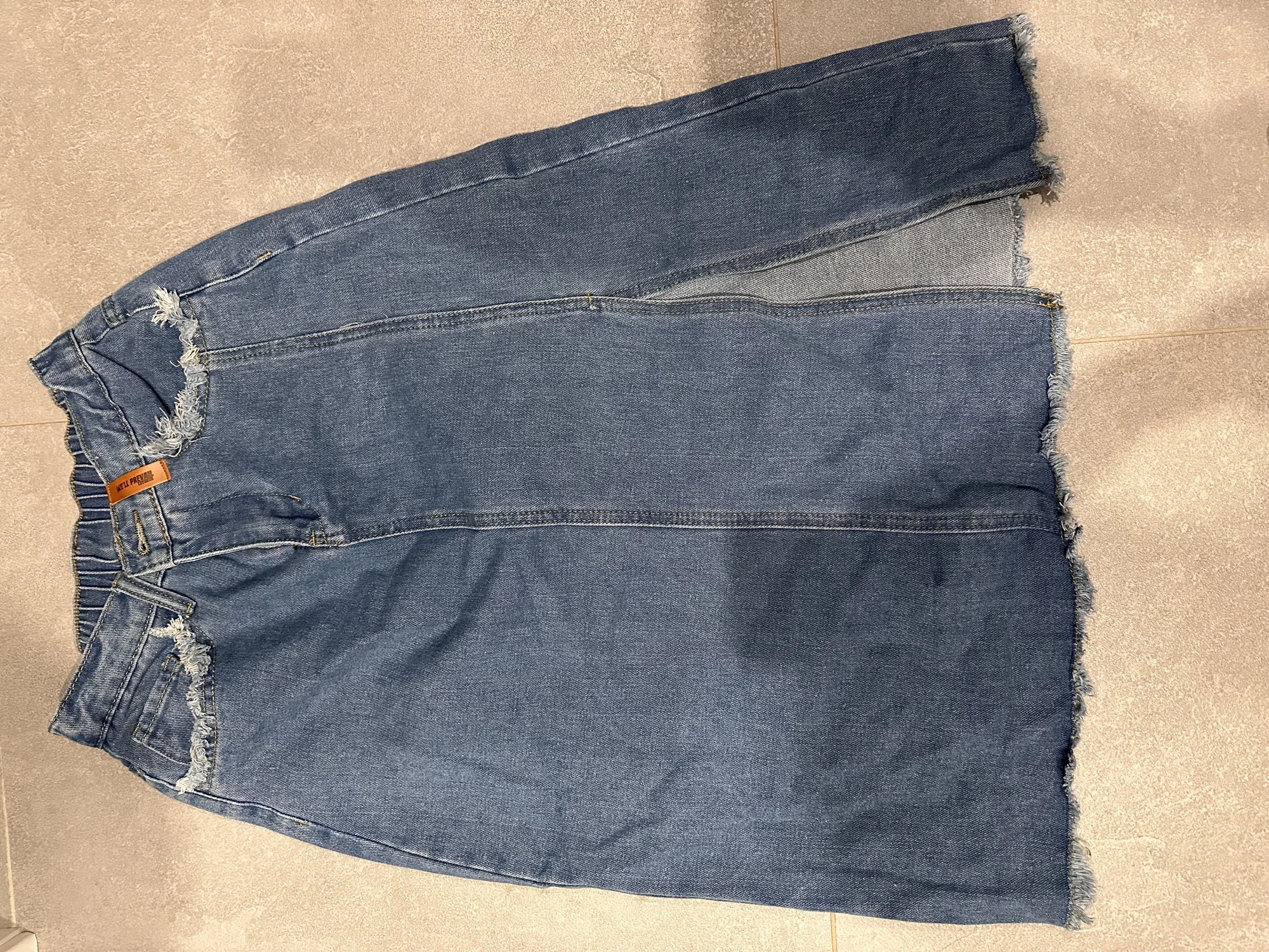 Toyouth Denim A-Line Skirt photo review