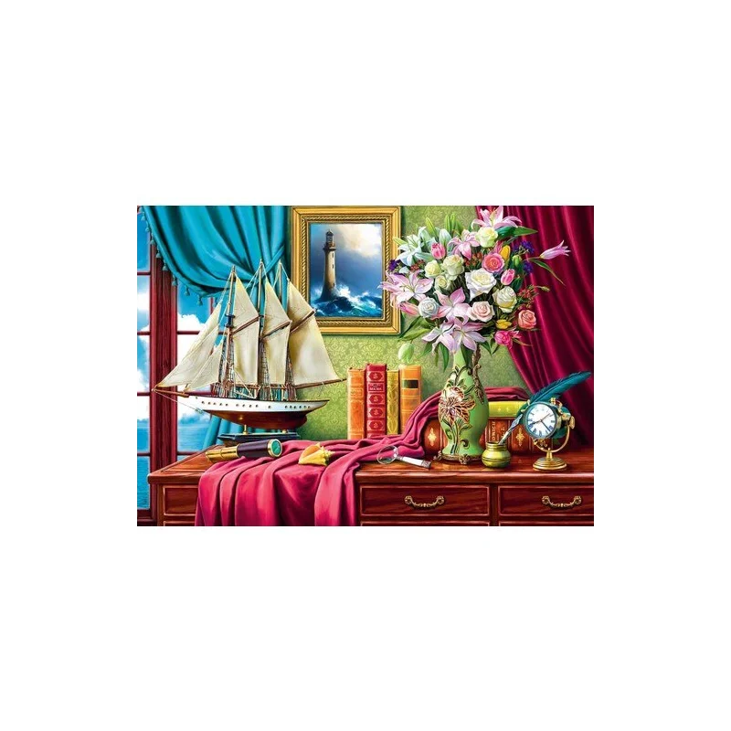 

Tiref Puzzle Explorers Desk 4000 Piece Jigsaw Puzzle