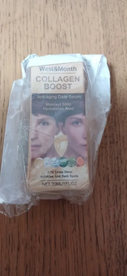 Collagen Face Serum Face Moisturizing Fade Fine Lines Brightening Facial Serum Lifting Neck Skin Care 30ml photo review