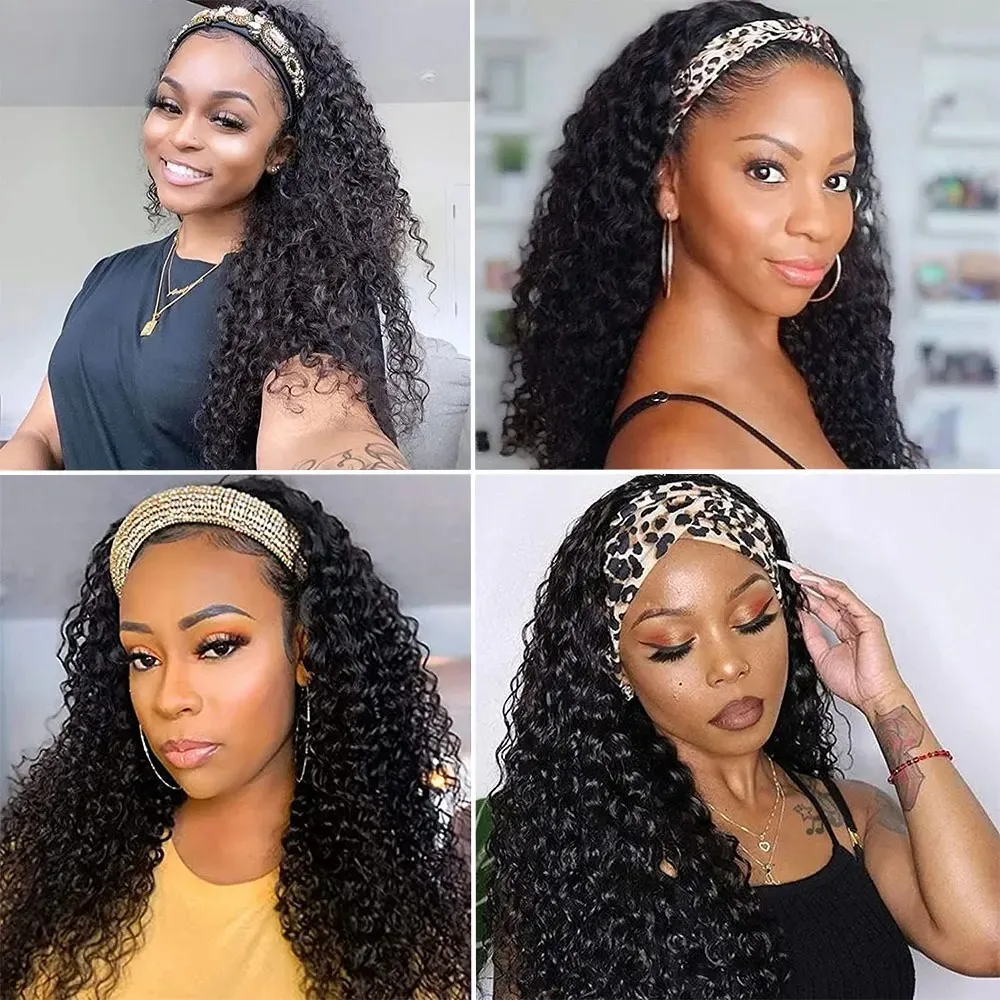 Brazilian Deep Wave Human Hair Wigs 10-26 Inch For Black Women