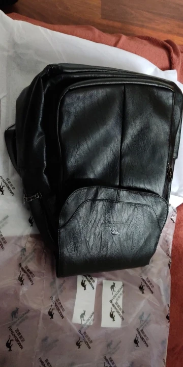 High Quality Soft Leather Women Backpack photo review