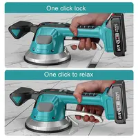 Machine à poser des carreaux à 10 vitesses, outil sans fil portable, outil de pose de carreaux de sol et de mur, outil de vibration pour batterie Makita 18V 6