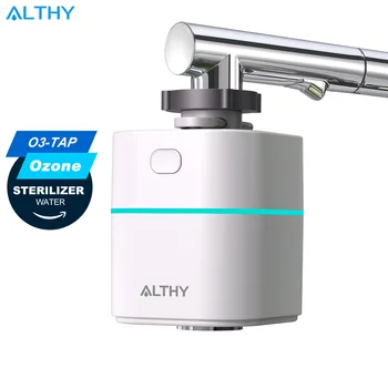 ALTHY 탭 오존 물 발생기, 오존 정수기, 수도꼭지 클리너, 과일 야채, 해물 얼굴 세척기