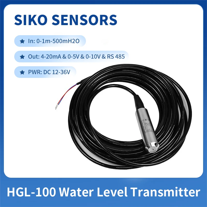 Borewell Water Level Sensor For 100m Water Height Rs 485 Mod_bus Output Dc 24v Level Measuring