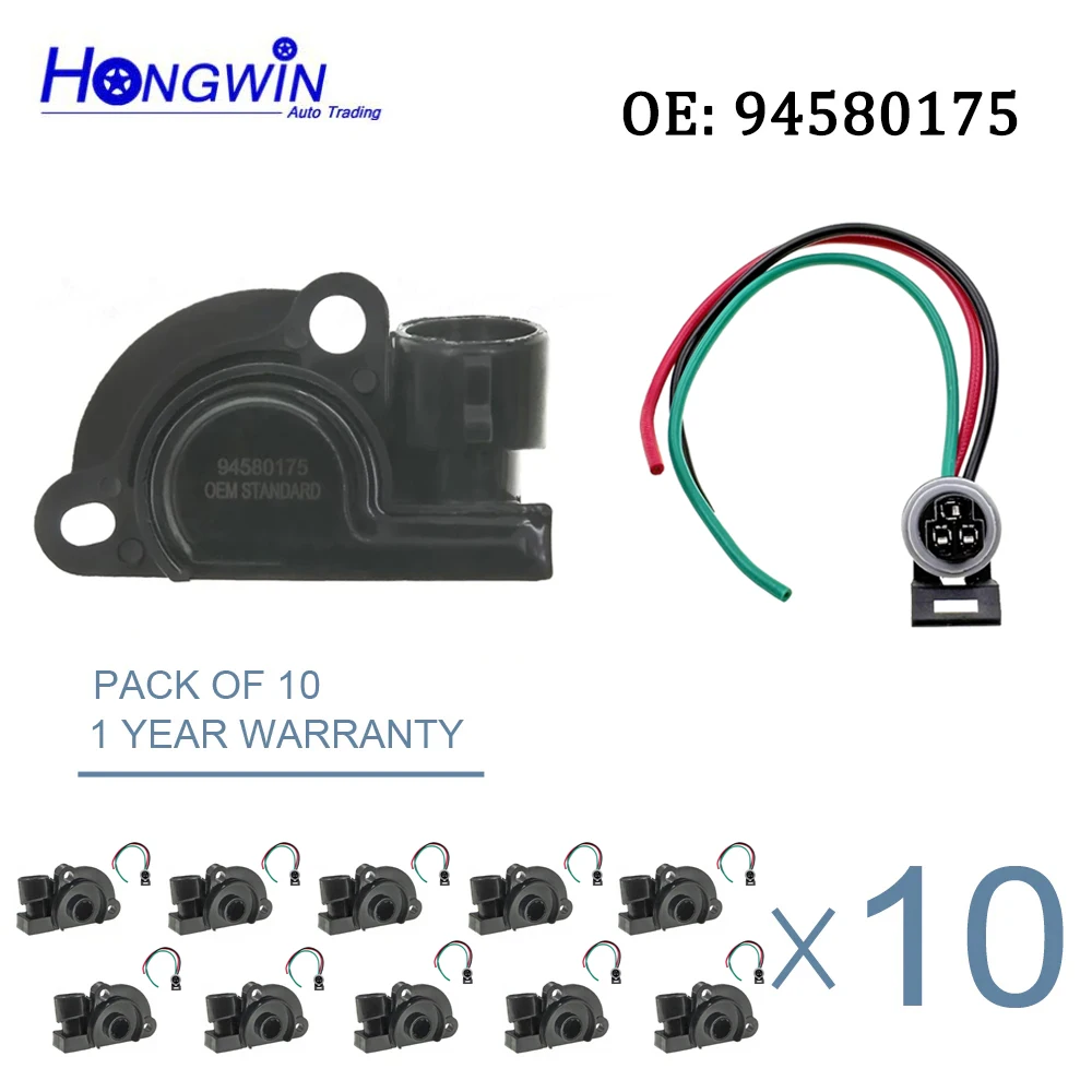 Capteur De Position Papillon Des Gaz – Compatible Chevrolet Aveo (2009-2010), Daewoo, Lanos, Nubira, Leganza (1999-2002) – Référence 94580175, Remplacement Direct D'origine