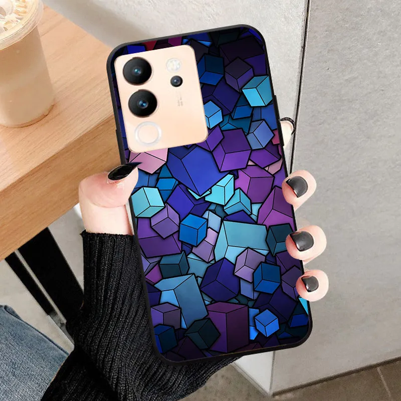 Sleek Black Soft Silicone TPU Protective Phone Case