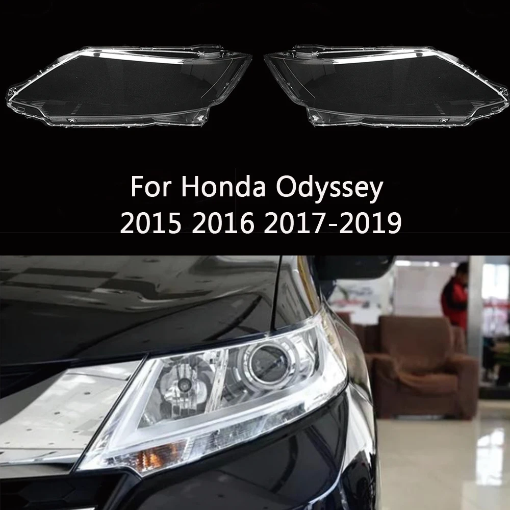 

For Honda Odyssey 2015 2016 2017-2019 Car Headlight Lens Mask Headlamp Cover Replacement Auto Shell Glass Lamp Case Light Caps