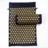 Black Gold Acupuncture Massage Mat & Pillow Set Free Storage Bag 3