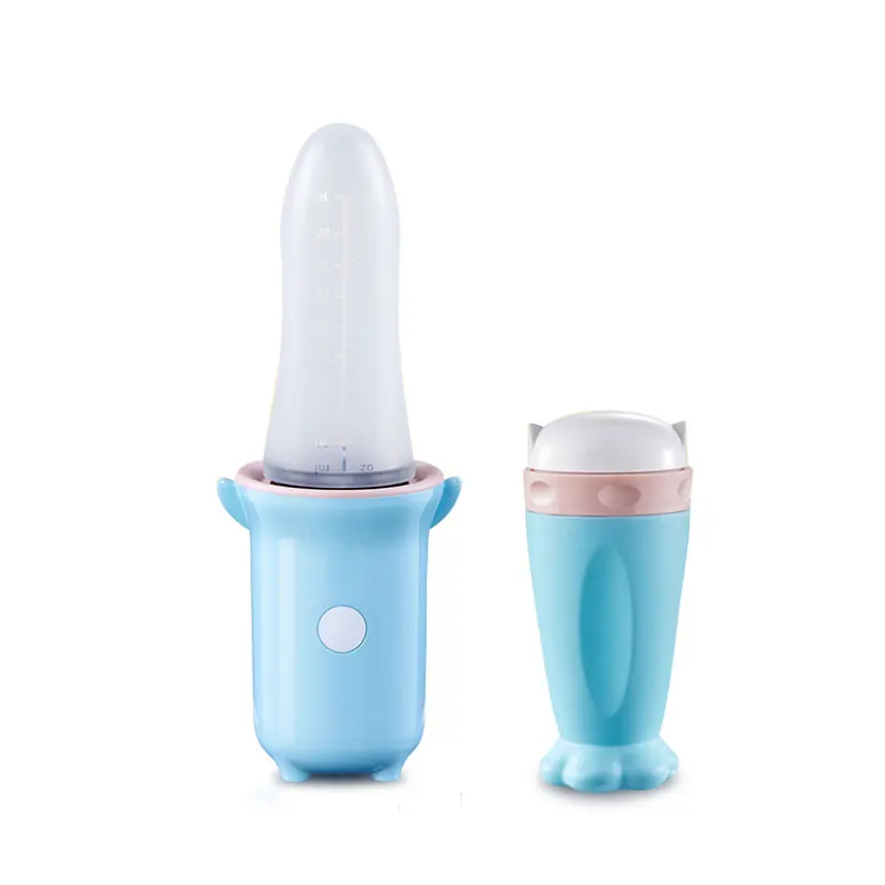 SUBADA Portable Complementary Food Machine 25W Mixer Food Processor Portable Personal Blender For Baby Food 90ml Juice Bottle 2