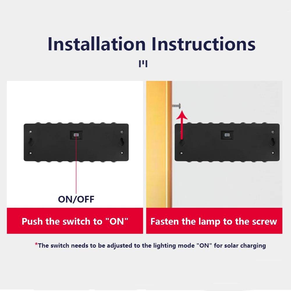 6LED Solar Up-Down Wall Lights 6