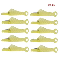 Mini Needle Threader DIY Tool for Hand Sewing and Stitching - 5/10/30PCS Set (10 PCS yellow)