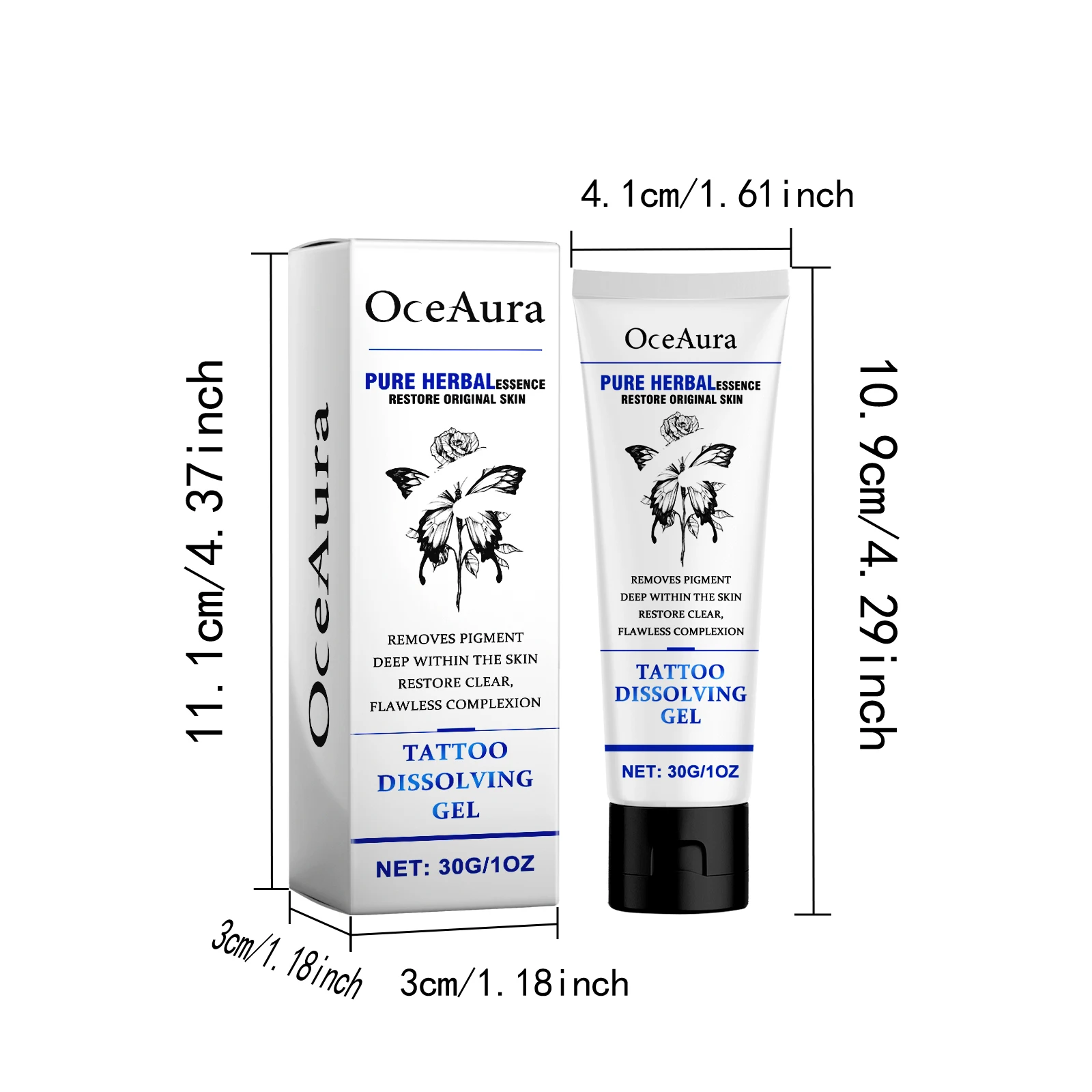 Oceaura Herbal Tattoo Remove Gel 6
