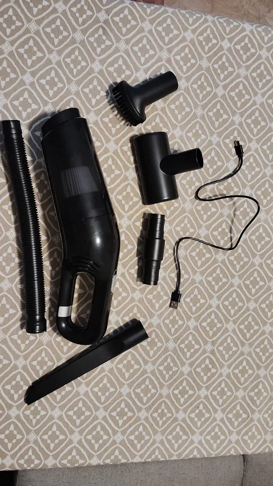 Aspiradora de mano inalámbrica, aspiradora de coche con carga USB, portátil, húmedo y seco, fuerte succión, inalámbrica, 12000pa photo review