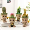 Desk Decoration Vase Home Decor Groot Plant Pot Flower Pot Garden Accessories Anime Tree Man Ornament Home Office Storage 4
