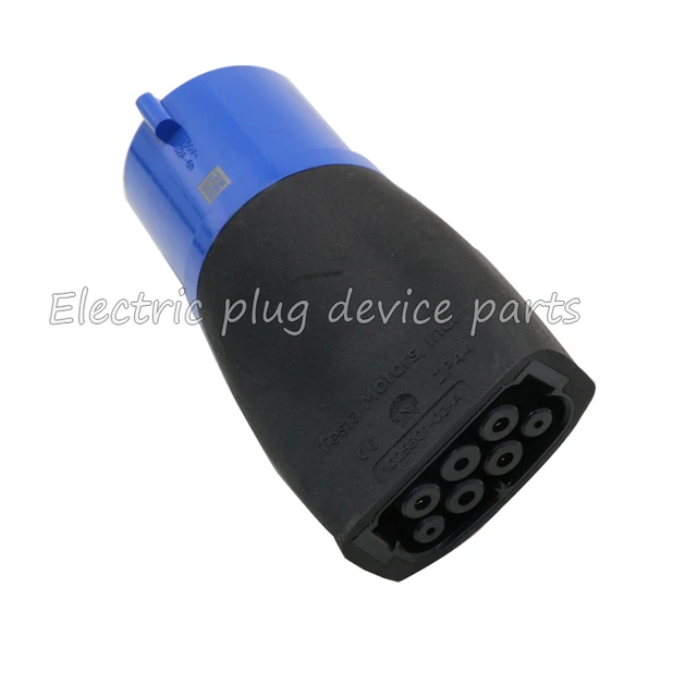 CEE 32A Blue 4-pin 3-phase Adapter for Tesla Gen 2