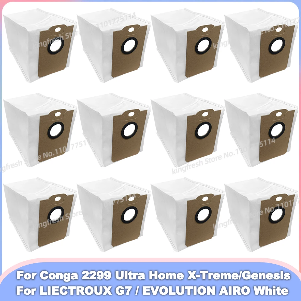 

Fit for LIECTROUX G7, Conga 2299 Ultra Home X-Treme / Genesis, EVOLUTION AIRO White Replacement Parts Accessories Dust Bag Saco