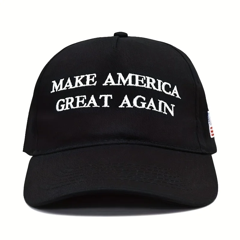 American Flag Embroidered Adjustable Baseball Cap
