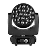 Flightcase 4Pcs ZOOM and Rotation 19x40W high power RGBW 4in1 LEDs  RGBW 760W Big Bee Eye  Bar Stage Effect Light 4