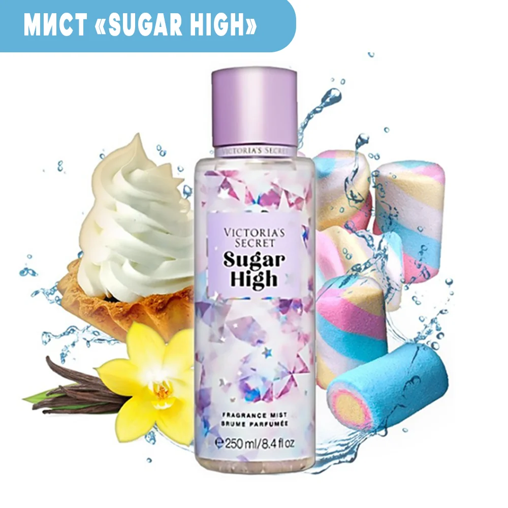 voorbeeld scheiden wiel Victoria Secret Perfume Mist Body Spray Victoria Sikret Fragrance Sugar  High 250 Ml - Deodorants - AliExpress