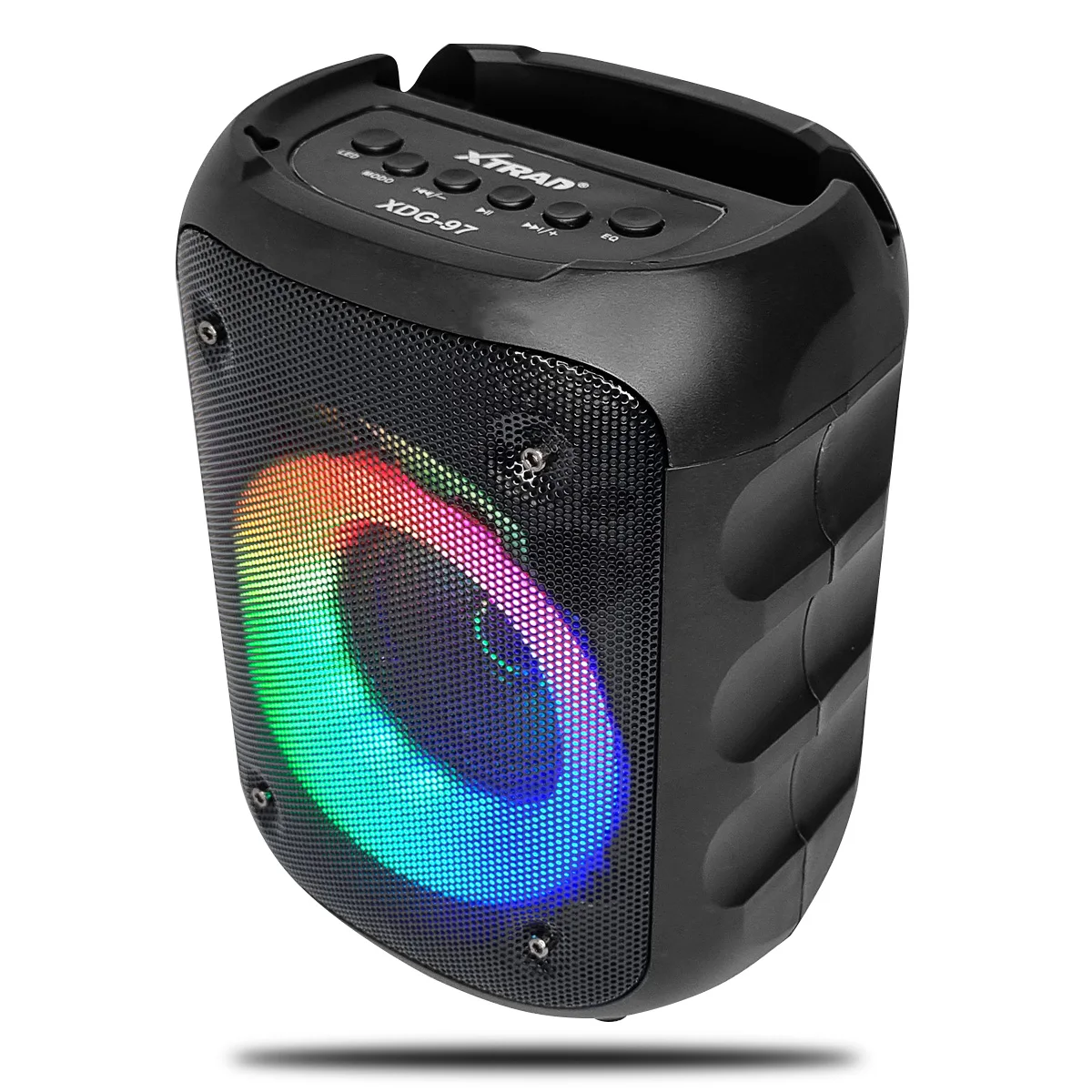 Caixa de som bluetooth led rgb tws estação sem fio 10w XDG-97