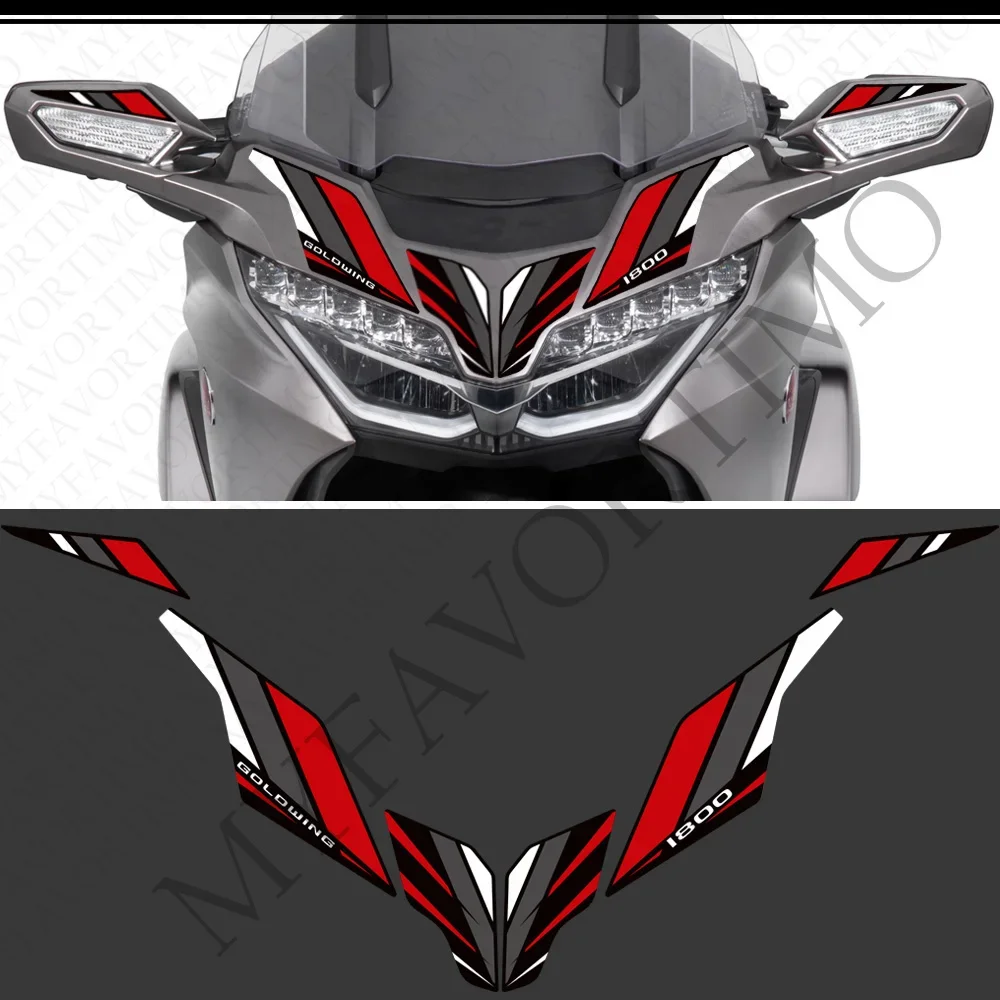 For Honda Goldwing Gold wing GL1800 F6B Tour Wheel Protector Tank Pad Stickers Decals 2018 2019 2020 2021 2022 2023 2024