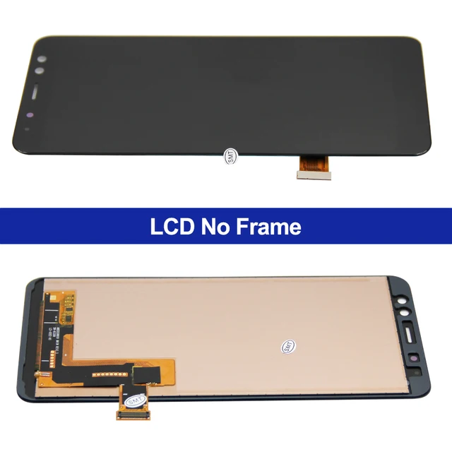 100% تم اختبارها لسامسونج غالاكسي A8 2018 شاشة LCD  A8 A530 A530F A530N LCDReplace ، مع الإطار