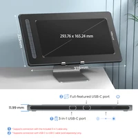 XPPen Artist 13 2nd Gen Graphic Tablet Monitor with 130% sRGB 9 Shortcut Keys 13.3 Inch Pen Display Support Android Windows Mac 2