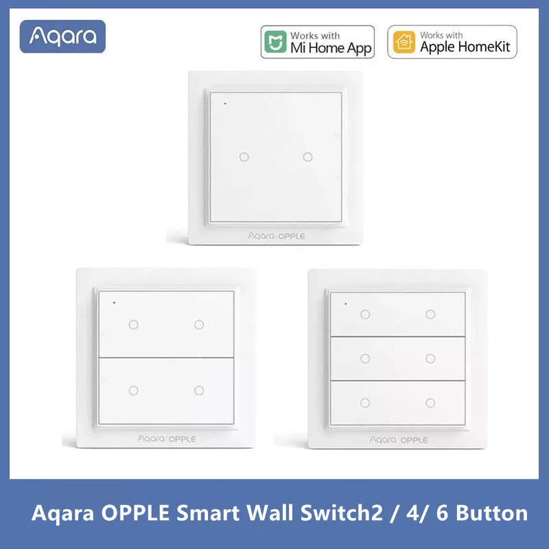 Xiaomi Aqara Switch 2 Button Xiaomi Aqara Wall Switch 2 Xiaomi