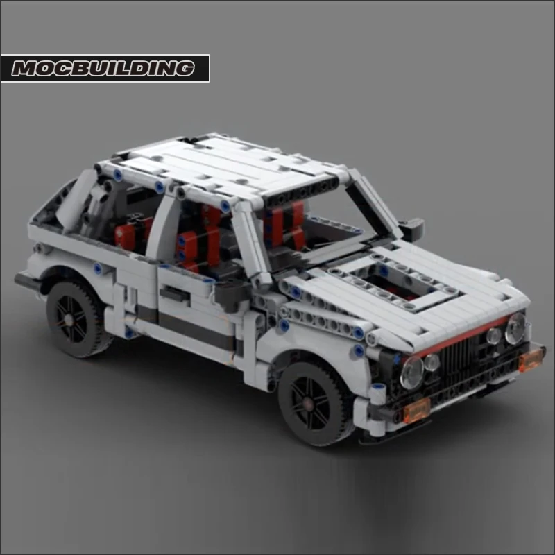 City Vehicle Supercar Golf Moc GTI Mk Car DIY Assembly Building