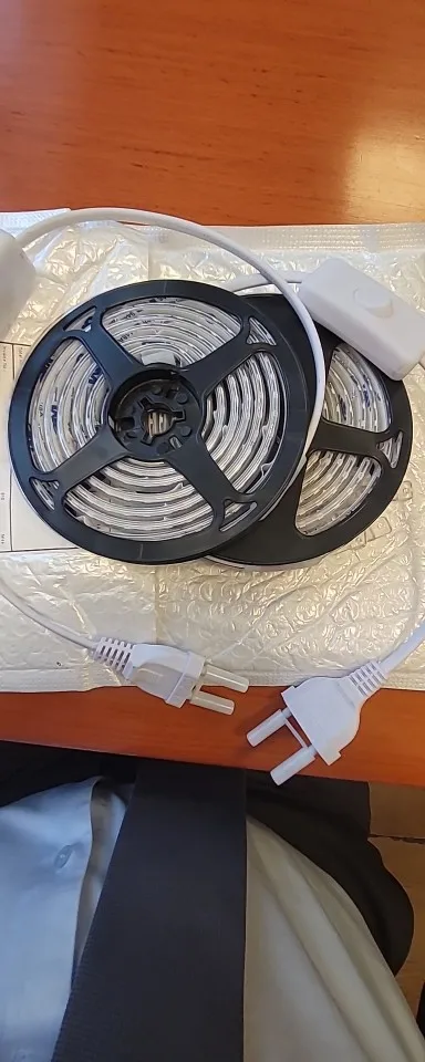 LED Strip Light 220V 2835 Waterproof 120LEDs/m With Switch photo review