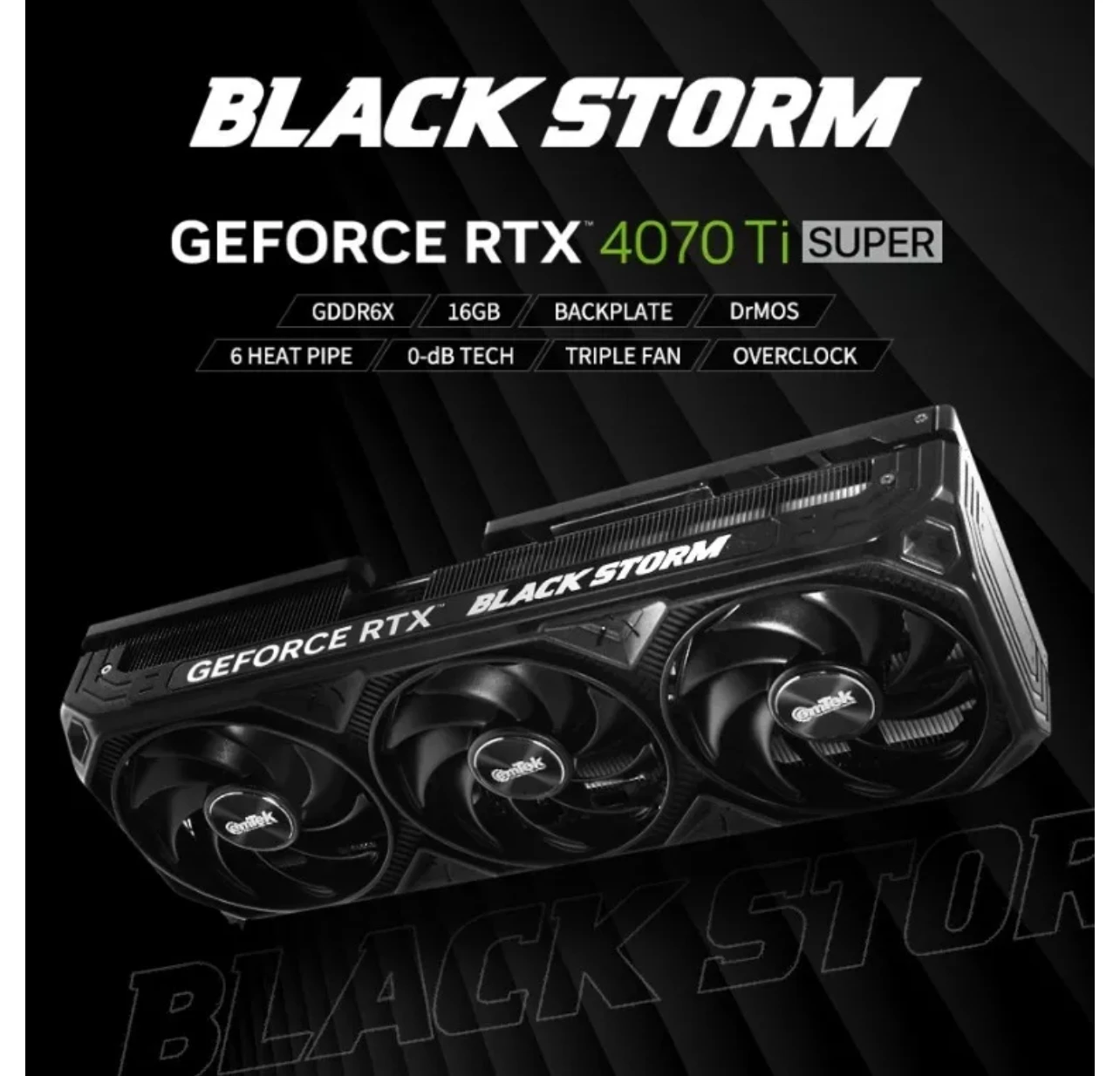 

Купите 5 и получите 3 бесплатно [emTek] GeForce RTX 4070 Ti SUPER BLACK STORM OC D6X 16 Гб/экспресс