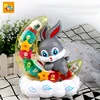 Electronic Pet Rabbit Transparent Gear Moon Rabbit Toy Car Children's Interactive Playmate Educational Crawling Toys For Baby 1