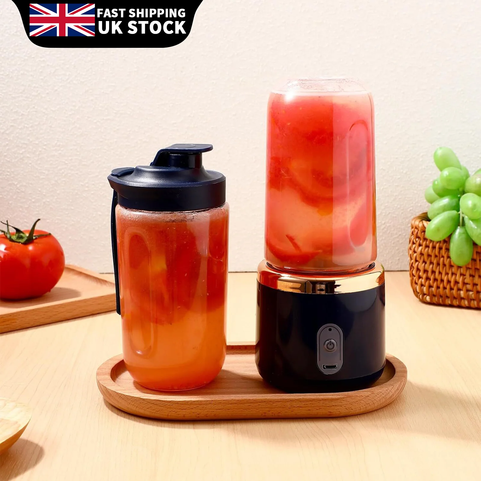 Rechargeable Electric Fruit Juice Maker Portable Blender Smoothie Juicer Machine - Image 2